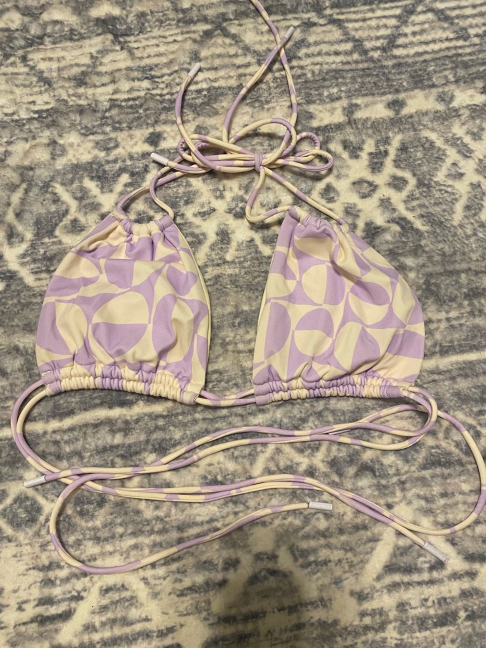 Blackbough Swim Hannah Bikini Top in Darling Disco Print